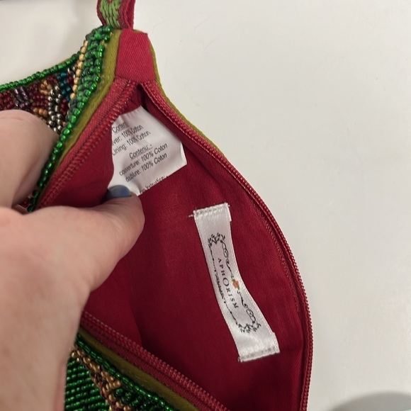 Aphorism beaded elephant bag clutch - Picture 3 of 4